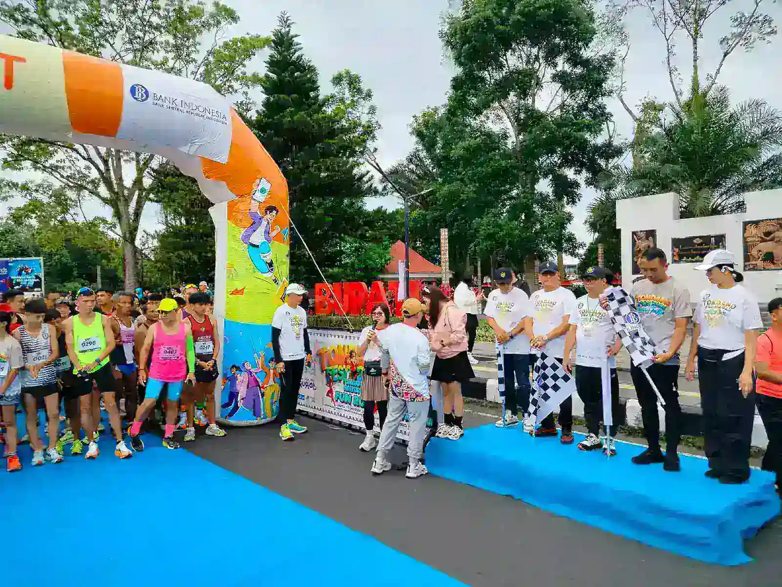 Ribuan Peserta Meriahkan Fun Run Tondano Fest 2025 di Taman God Bless Minahasa